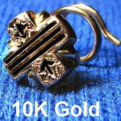 6-1.4 Spiral Wire Shank - 10k Gold